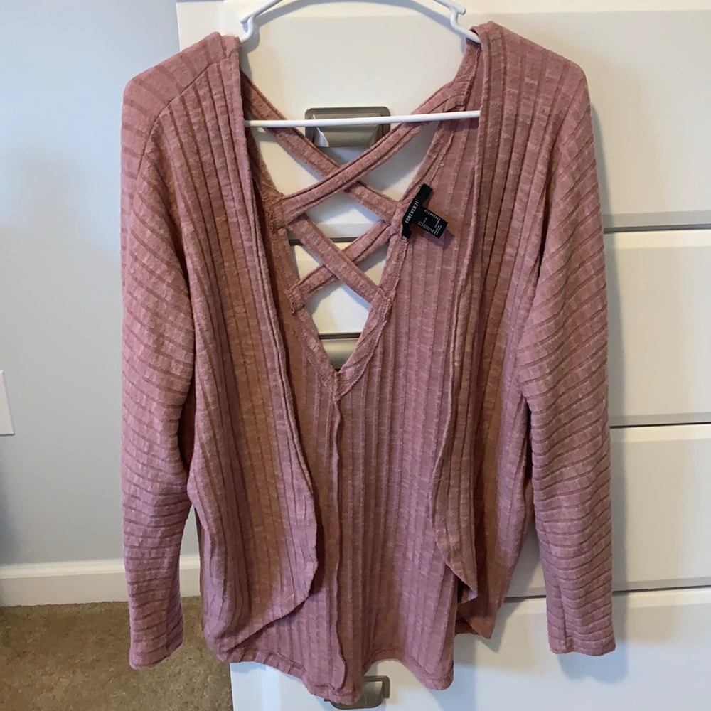 Forever 21 Pink Cardigan